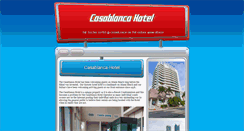 Desktop Screenshot of casablanca-hotel.com