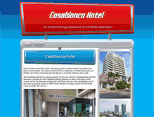 Tablet Screenshot of casablanca-hotel.com